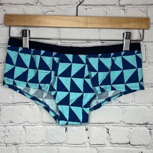 Meundies Blue Geometric Womens Hipster Underwear
